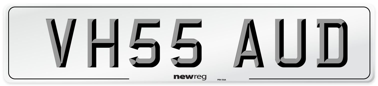 VH55 AUD Number Plate from New Reg